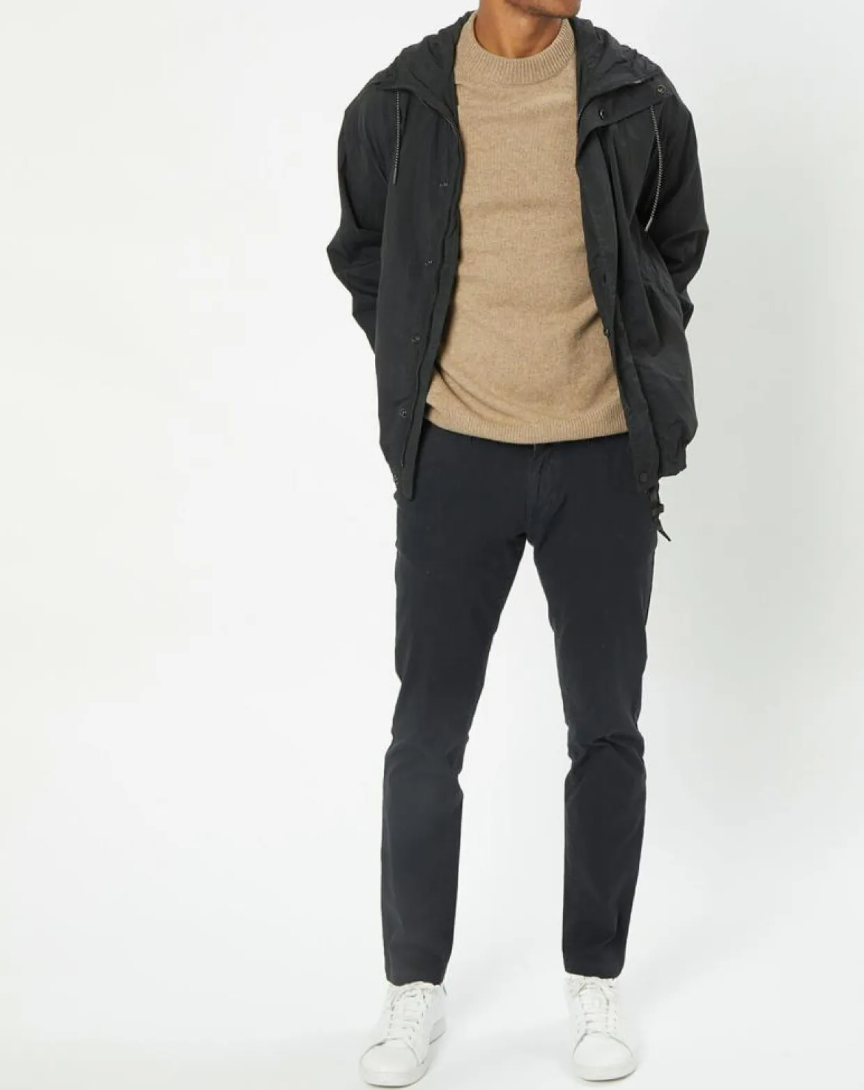 Coupe-vent imperméable à capuche noir-Marc O'Polo Outlet