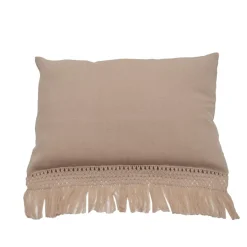 Bed and Philosophy Linge De Lit, Ensembles^Coussin artisanal en laine & alpaga rose 40x60 cm