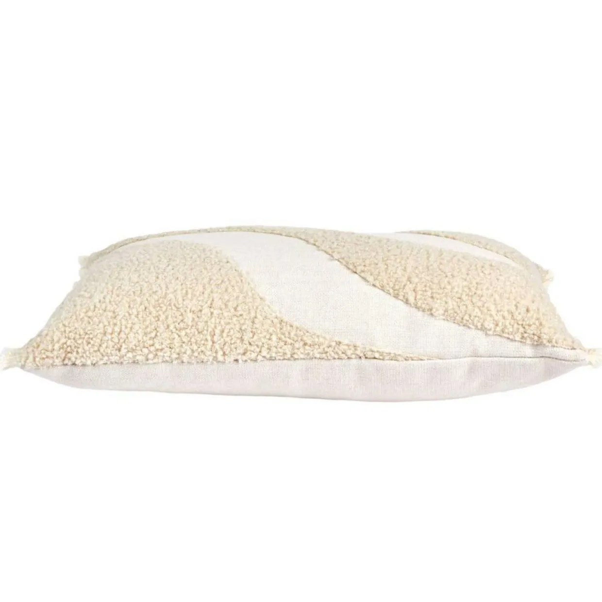 Home Deco Factory Coussins, Galettes De Sièges^Coussin bouclette beige - 50x30 cm