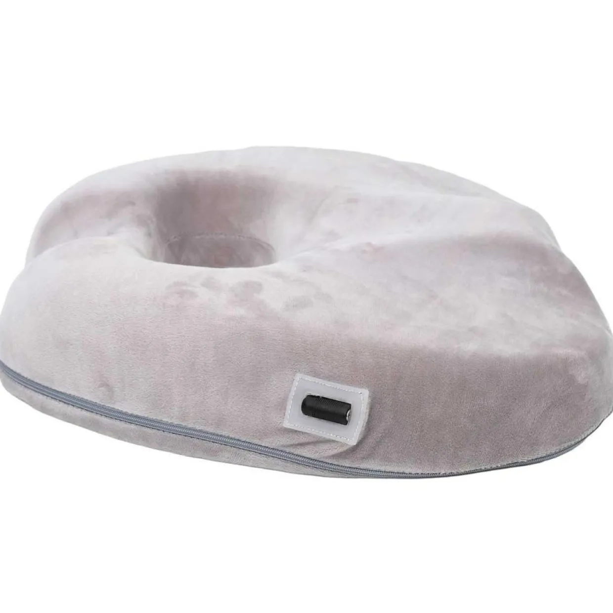 Coussin de posture massant et chauffant gris - 43x7.5x36 cm-Sensly Clearance