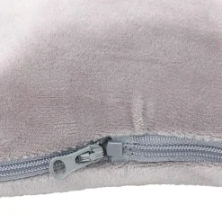 Coussin de posture massant et chauffant gris - 43x7.5x36 cm-Sensly Clearance