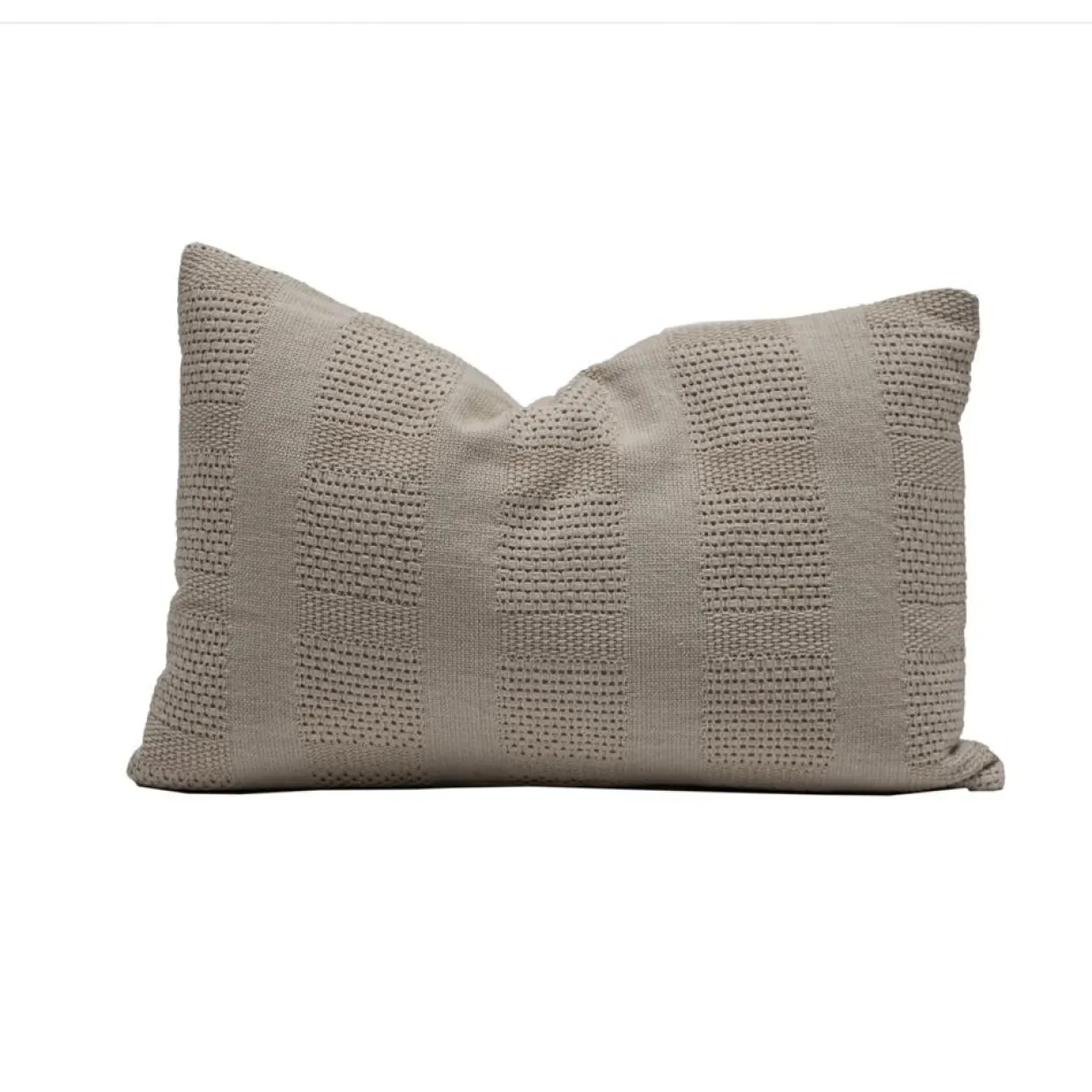 Coussin en crochet fait main beige 40x60cm-Bed and Philosophy Clearance