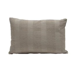 Coussin en crochet fait main beige 40x60cm-Bed and Philosophy Clearance