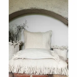 Bed and Philosophy Coussins, Galettes De Sièges^Coussin en laine écru 80x80cm