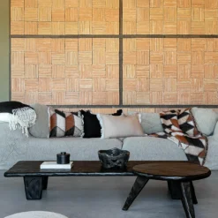 Bed and Philosophy Coussins, Galettes De Sièges^Coussin en laine noir 40x60cm