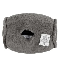 Coussin rond de massage vibrant gris - 25x14x14 cm-Sensly New