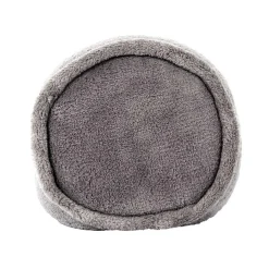 Coussin rond de massage vibrant gris - 25x14x14 cm-Sensly New