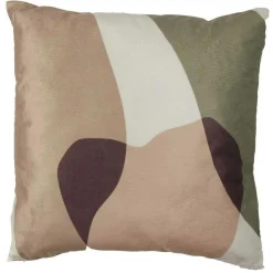 Coussin Sherpa imprimé multicolore - 40x40 cm-Home Deco Factory Hot