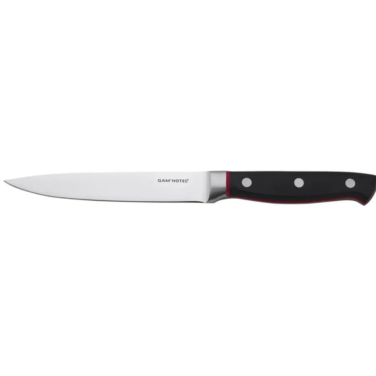 Couteau à légumes Hiro noir/rouge - 25 cm-Gam'Hotel Best