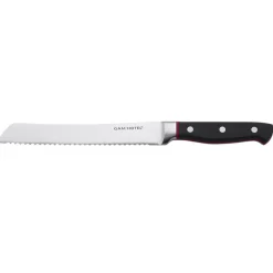 Couteau à pain Hiro noir/rouge - 33.5 cm-Gam'Hotel Best