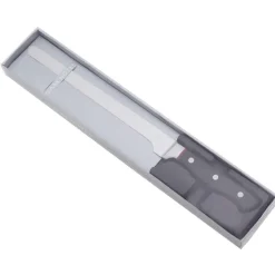 Gam'Hotel Couteaux^Couteau à saumon ou à jambon Hiro noir/rouge - 38.5 cm