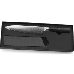 Fauchon Couteaux^Couteau chef Damas noir - 32.5 cm