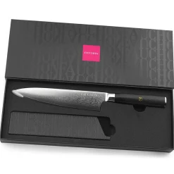 Fauchon Couteaux^Couteau chef Damas noir - 32.5 cm