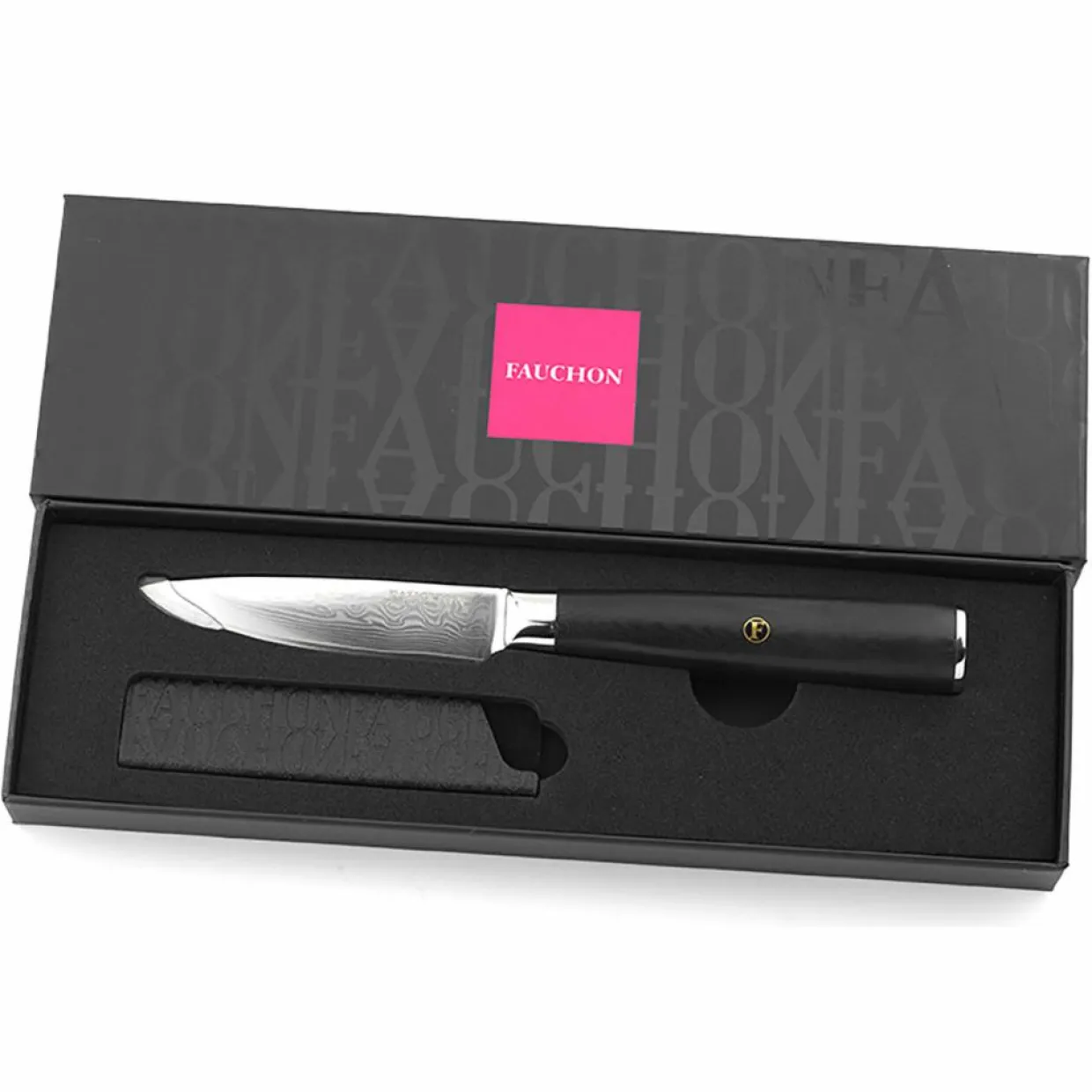 Couteau légumes Damas noir - 20.5 cm-Fauchon Outlet