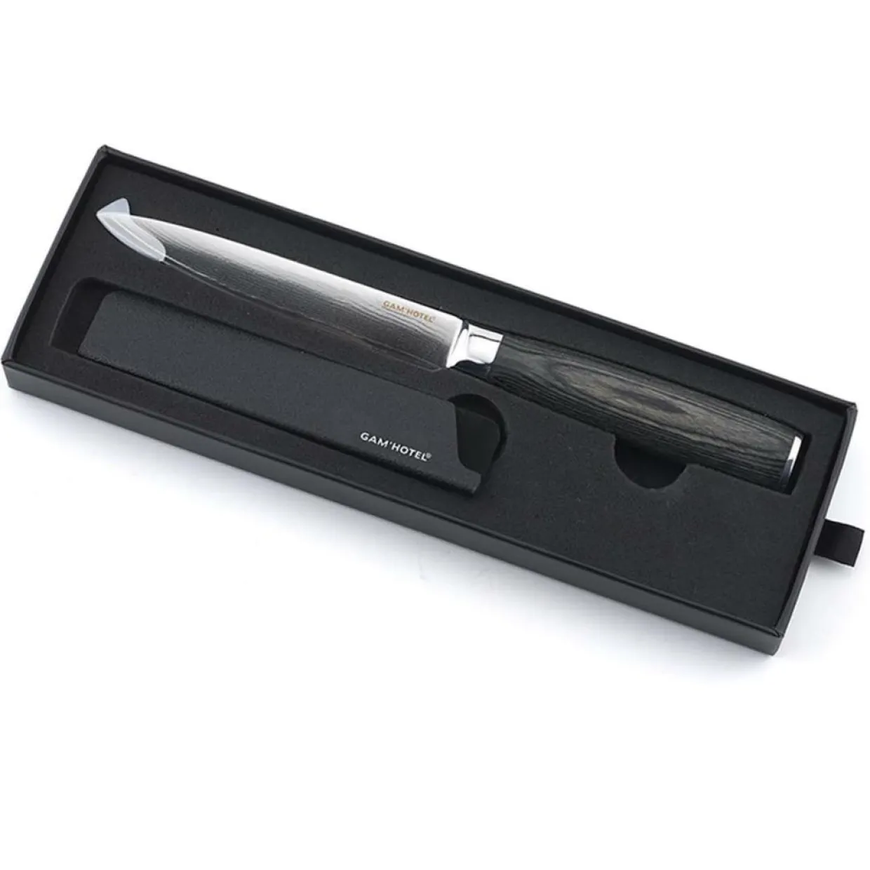 Gam'Hotel Couteaux^Couteau office Damarus noir - 23 cm