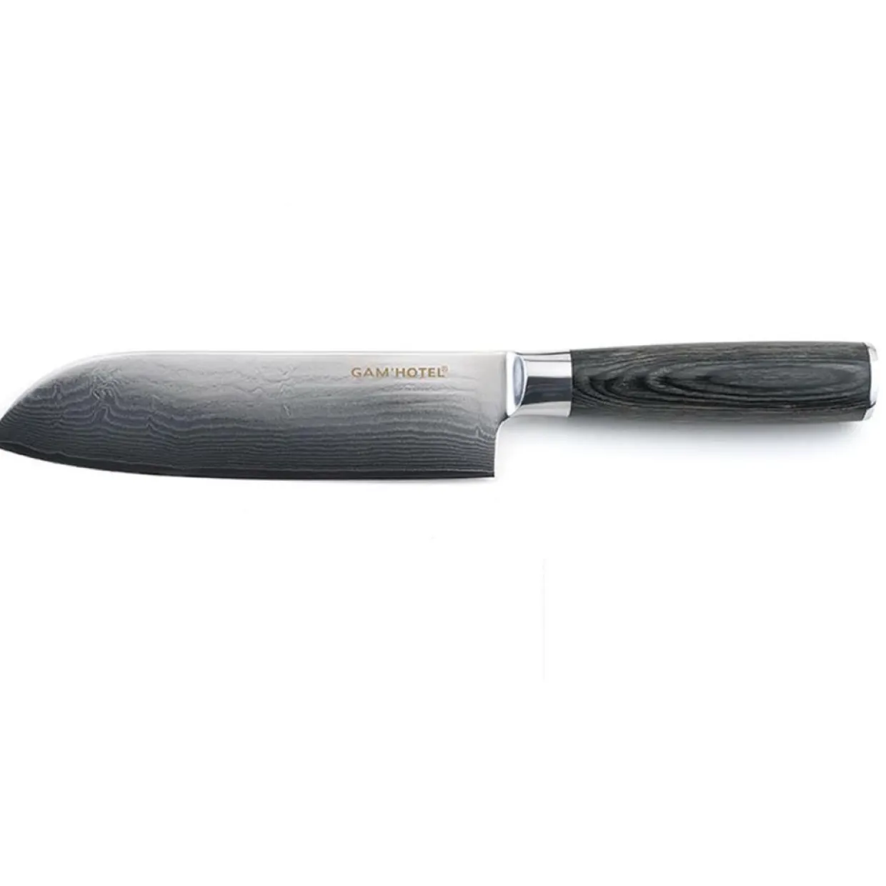 Couteau santoku Damarus noir - 29.5 cm-Gam'Hotel Best