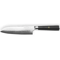 Fauchon Couteaux^Couteau santoku Damas noir - 29.5 cm