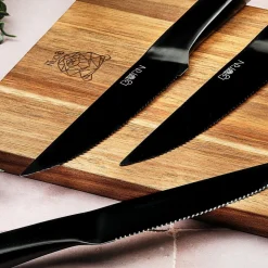 Bjorn Couteaux^Couteaux à steak Jensen noir mat - 6 pièces