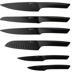 Bjorn Couteaux^Couteaux de cuisine Jensen - 6 pièces noir mat