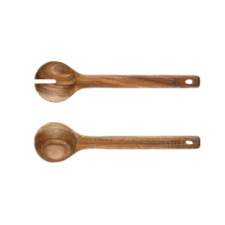 Couverts à salade en bois d'acacia OLLE marron-Bjorn Online