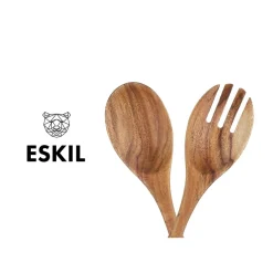 Bjorn Couverts De Table^Couverts à salade en bois d'acacia ESKIL marron