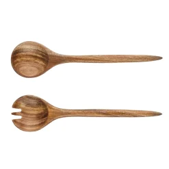 Couverts à salade en bois d'acacia ROLF marron-Bjorn Best