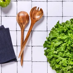 Couverts à salade en bois d'acacia ROLF marron-Bjorn Best