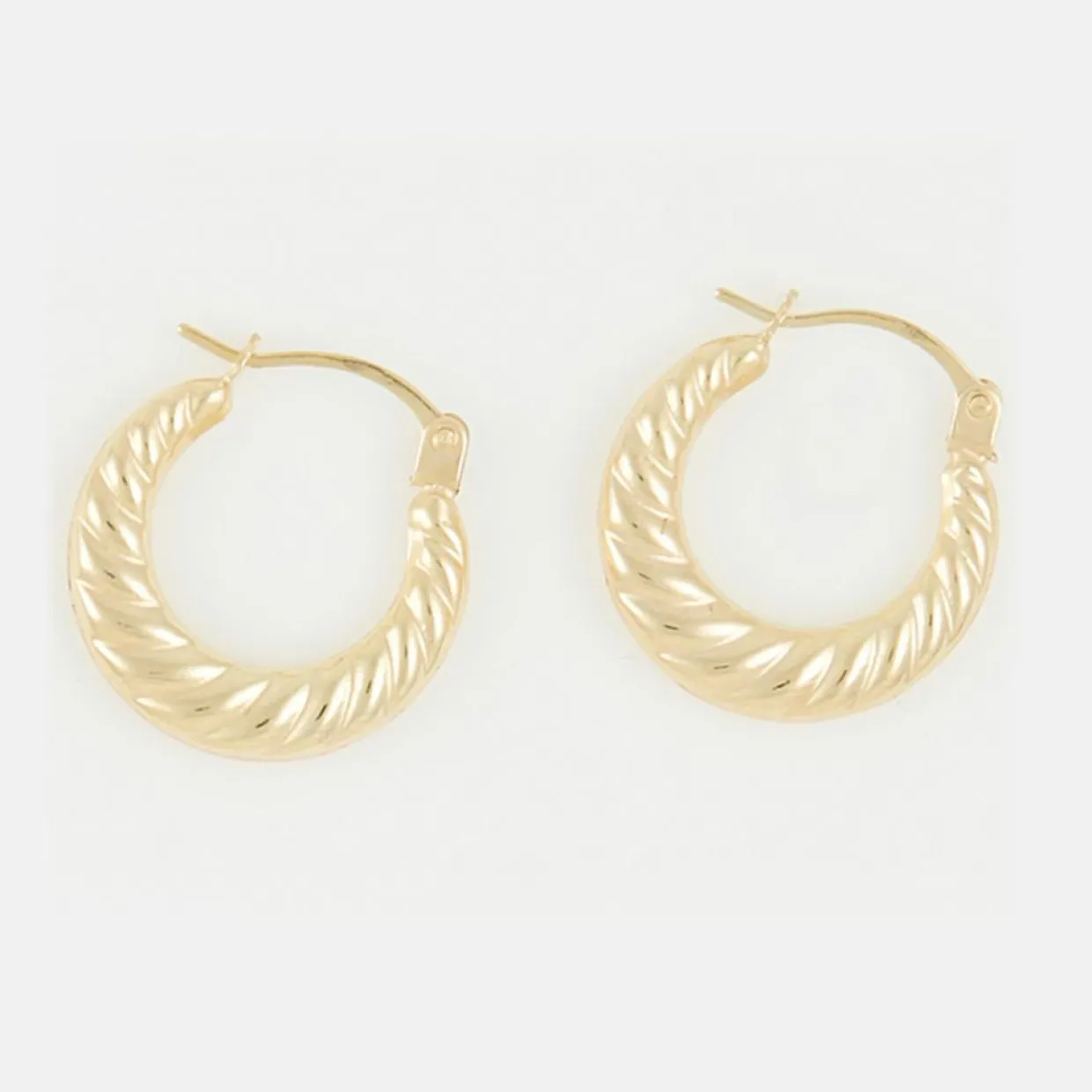 Femme Instant d'Or Boucles D'Oreilles^Créoles Iseult or jaune - 15 mm