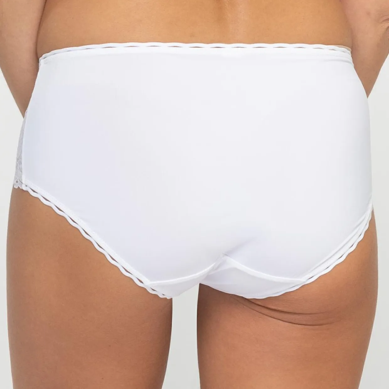 Femme Playtex Lingerie, Nuit^Culotte Coeur Croisé Féminin Dentelle blanche