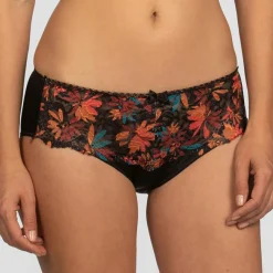 Femme Playtex Lingerie, Nuit^Culotte Flower Elegance marron/noir