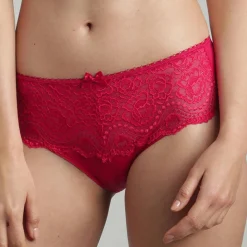 Culotte midi en dentelle Flower Elegance rouge-Playtex New