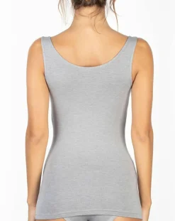 Débardeur Juliette en Micromodal gris clair-Mare Clearance