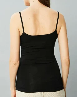 Femme Mare Lingerie, Nuit^Debardeur Caroline en Micromodal noir