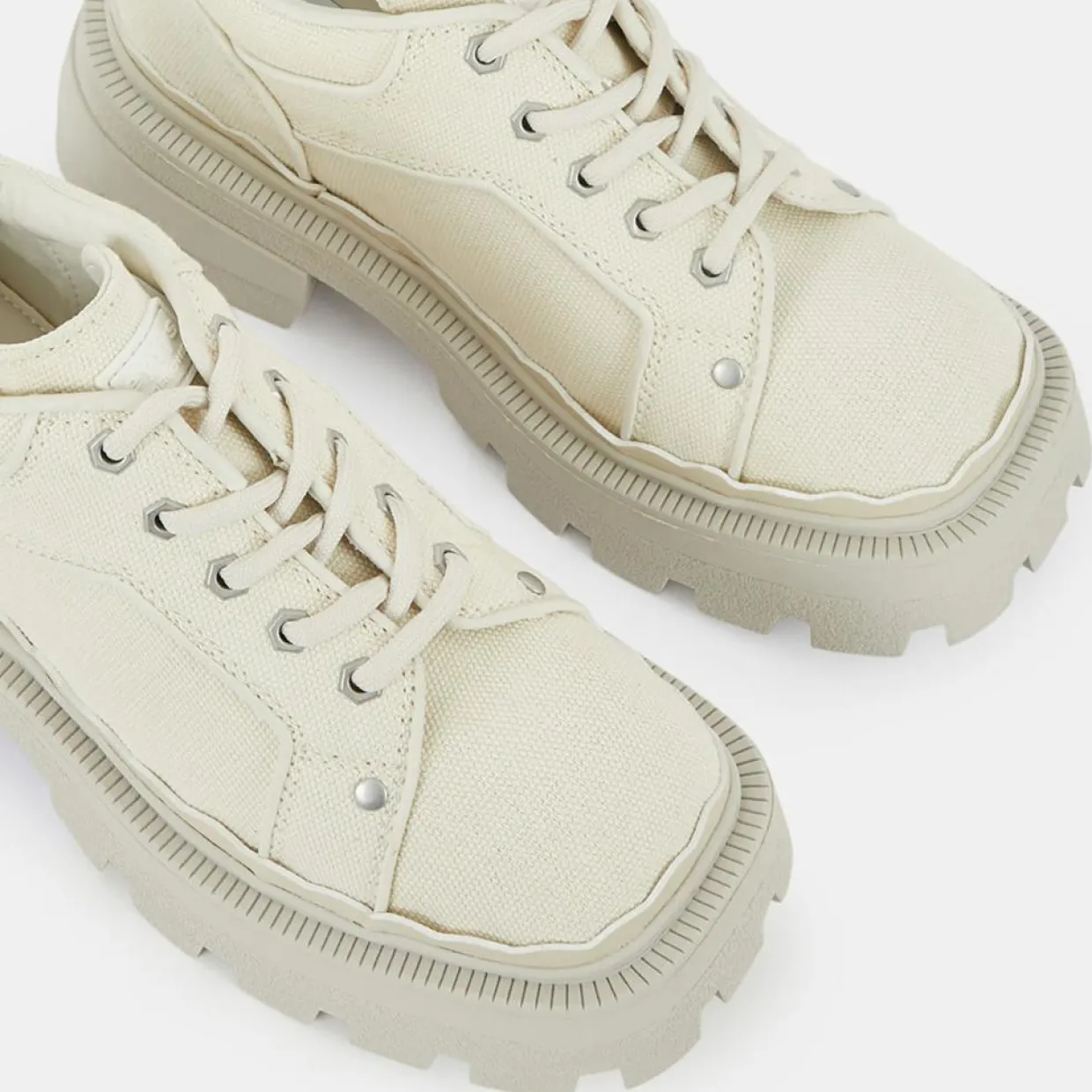 Femme Eytys Derbies^Derbies Detroit crème - Talon 5 cm