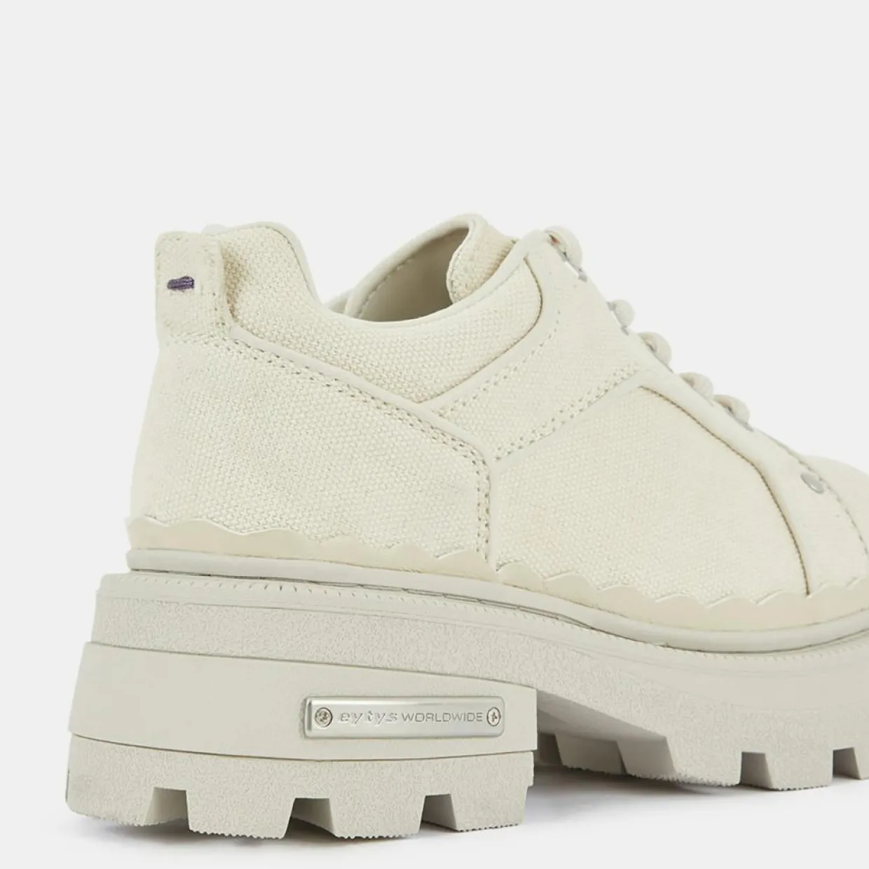 Femme Eytys Derbies^Derbies Detroit crème - Talon 5 cm