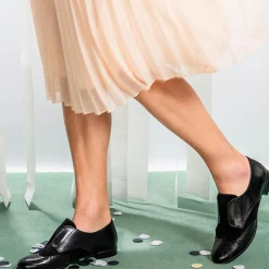 Femme Cosmoparis Derbies^Derbies en Cuir et Velours de Cuir Elima noires