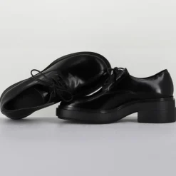 Femme Vic Matie Derbies^Derbies en Cuir noires - Talon 5.5 cm