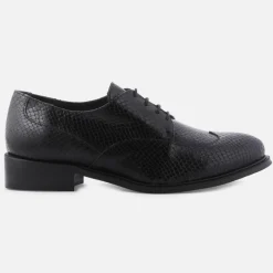 Derbies en Cuir Ulana noires-Cosmoparis Best