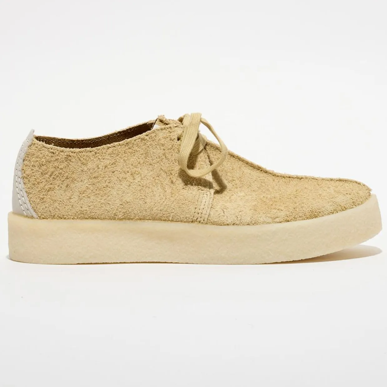 Homme Clarks Derbies^Derbies en Velours de Cuir texturé Trek Cup beiges