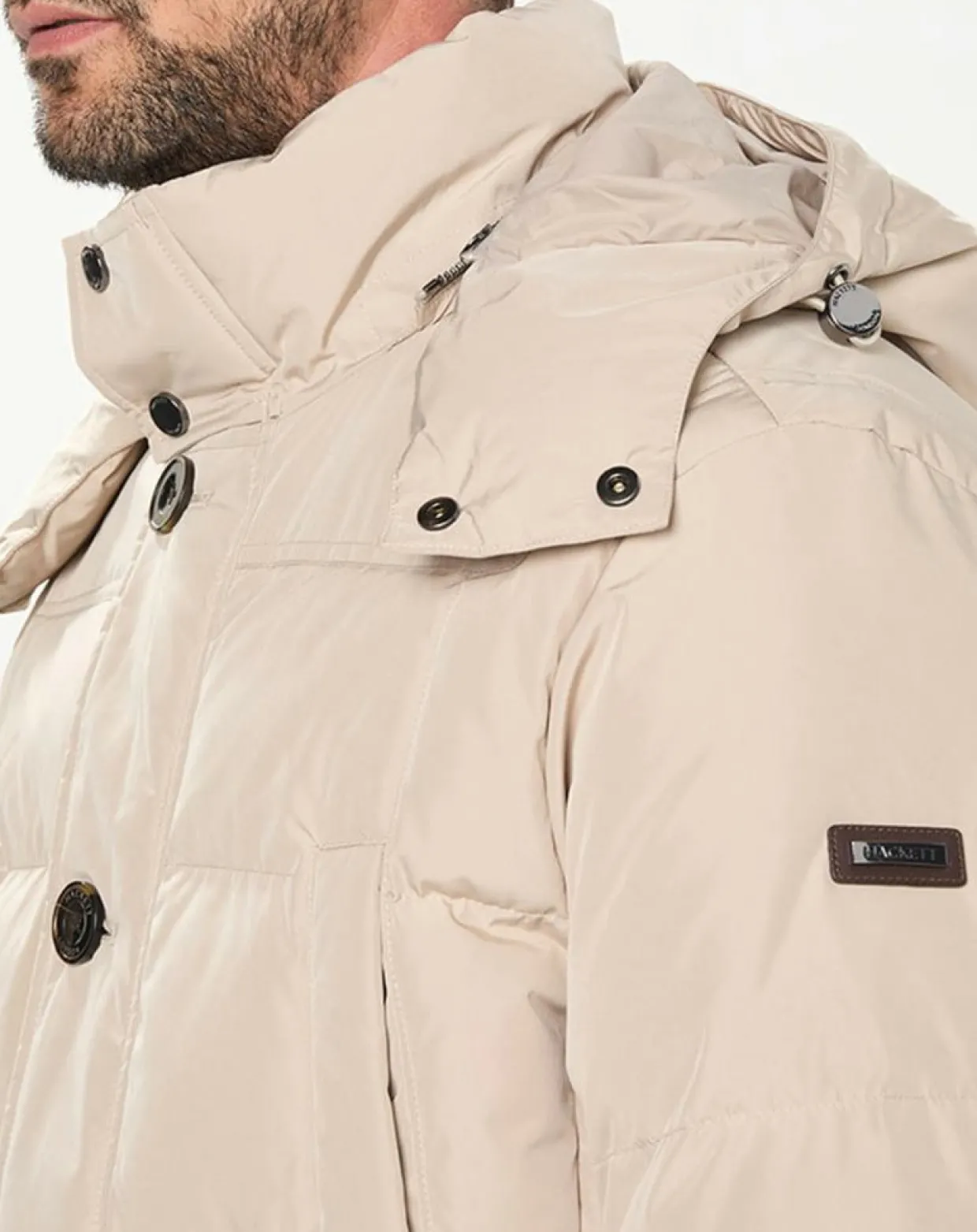 Homme Hackett London Manteaux^Doudoune 3/4 beige