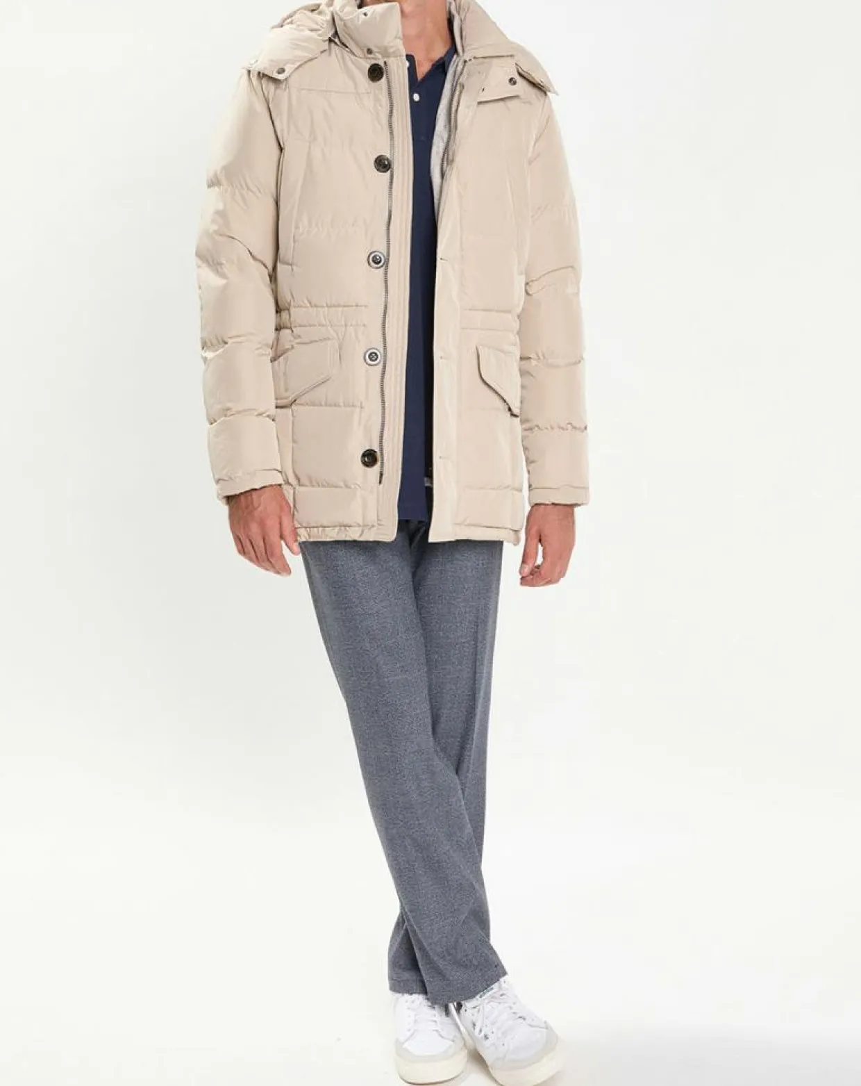Homme Hackett London Manteaux^Doudoune 3/4 beige