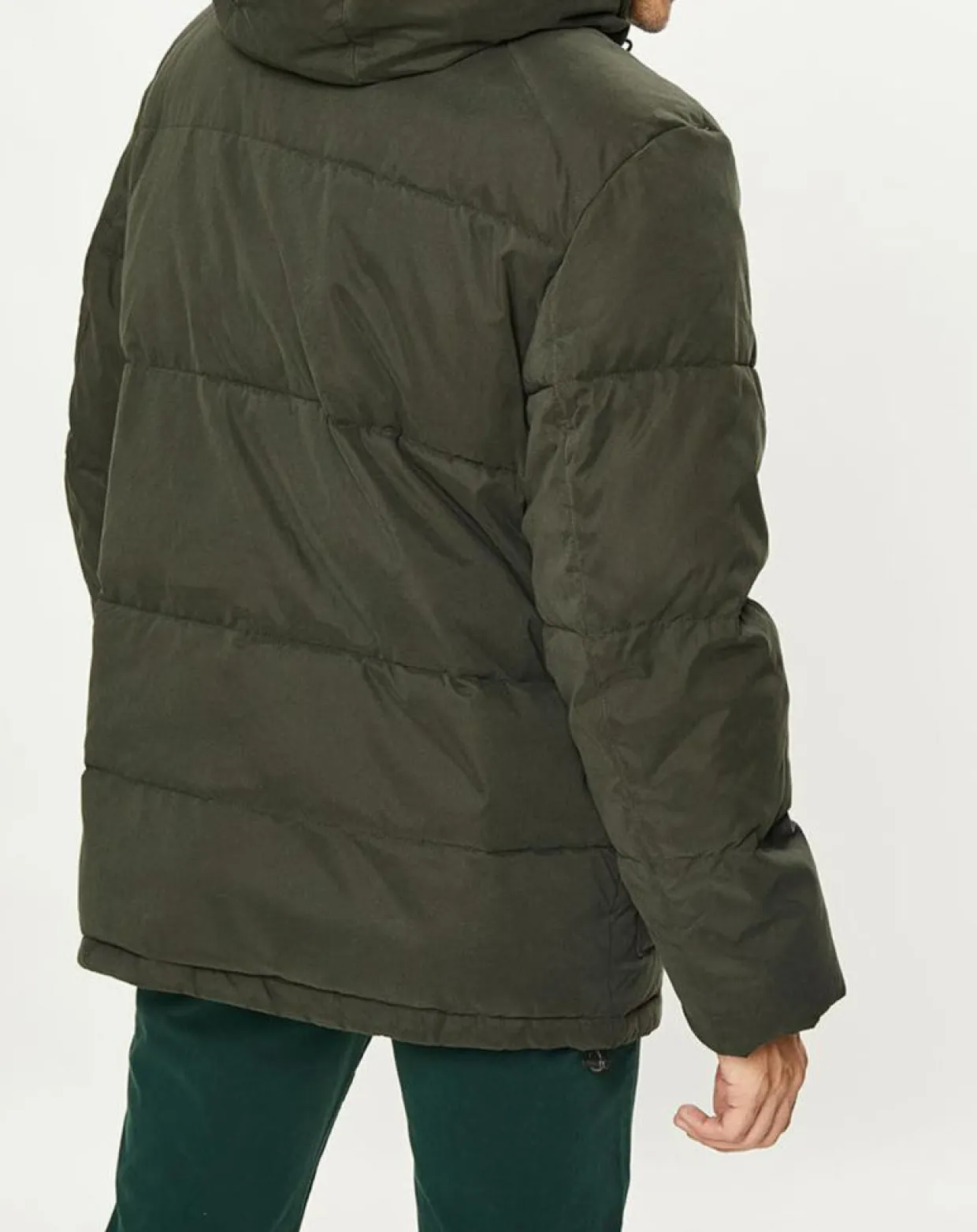 Doudoune Micro Twill Barn Puffer kaki foncé-Dockers Online