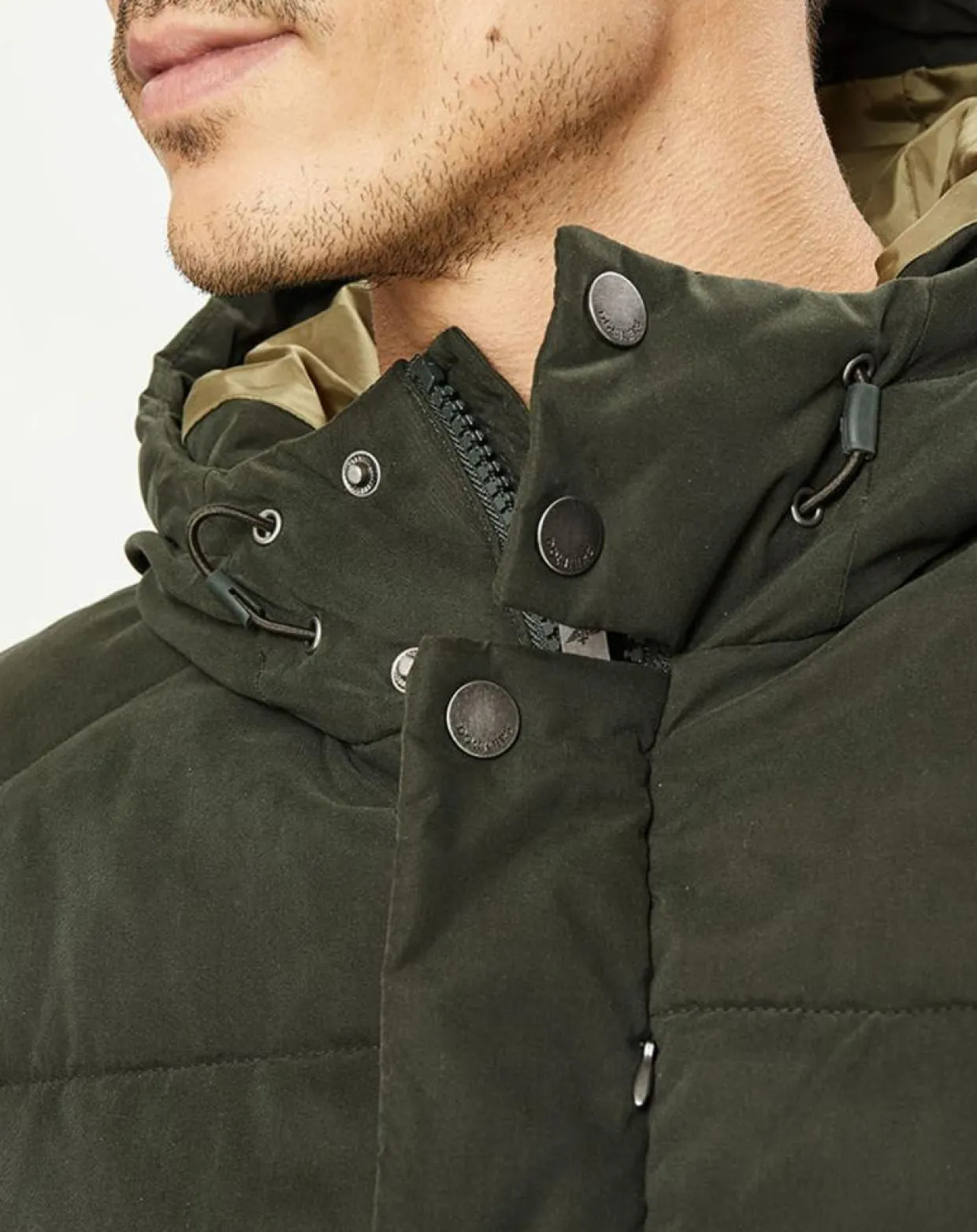 Doudoune Micro Twill Barn Puffer kaki foncé-Dockers Online