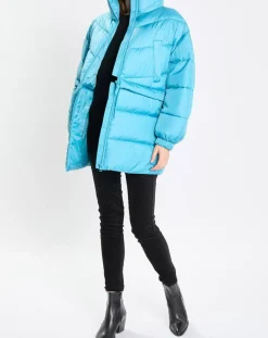 Femme Marc O'Polo Manteaux^Doudoune amovible bleue