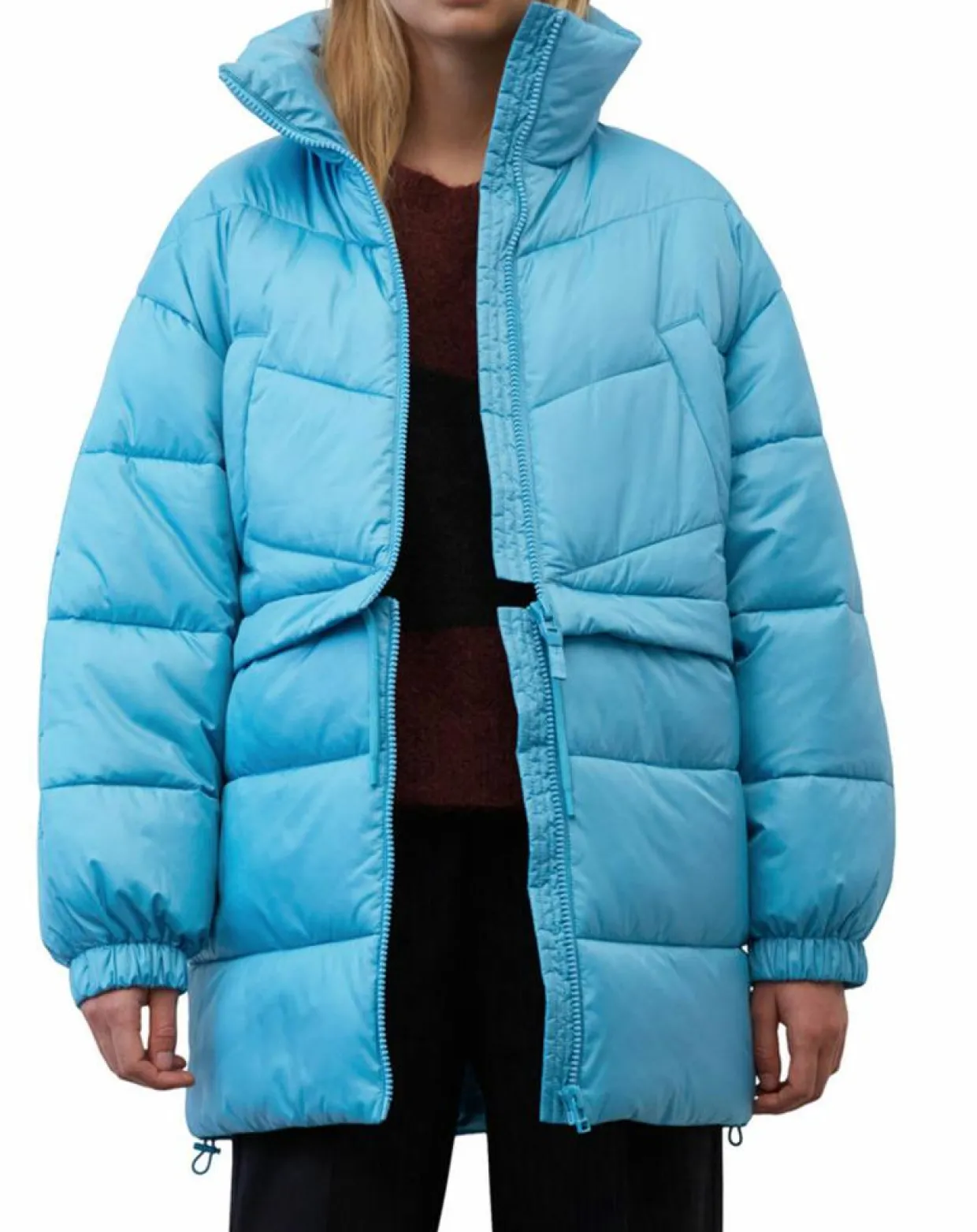 Femme Marc O'Polo Manteaux^Doudoune amovible bleue