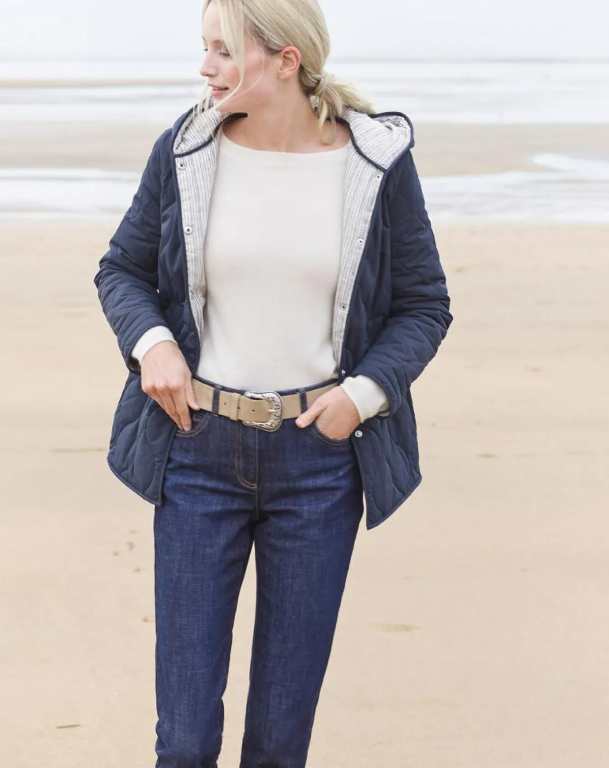 Doudoune Bali bleu marine-Caroll Clearance