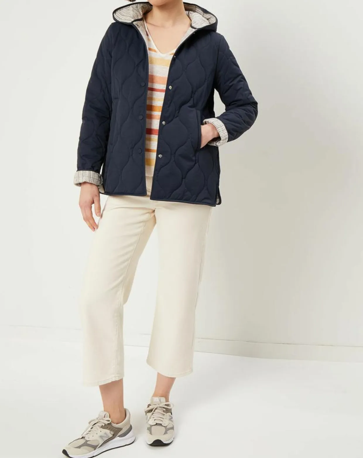 Doudoune Bali bleu marine-Caroll Clearance