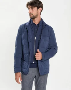 Homme Hackett London Manteaux^Doudoune Coud bleue