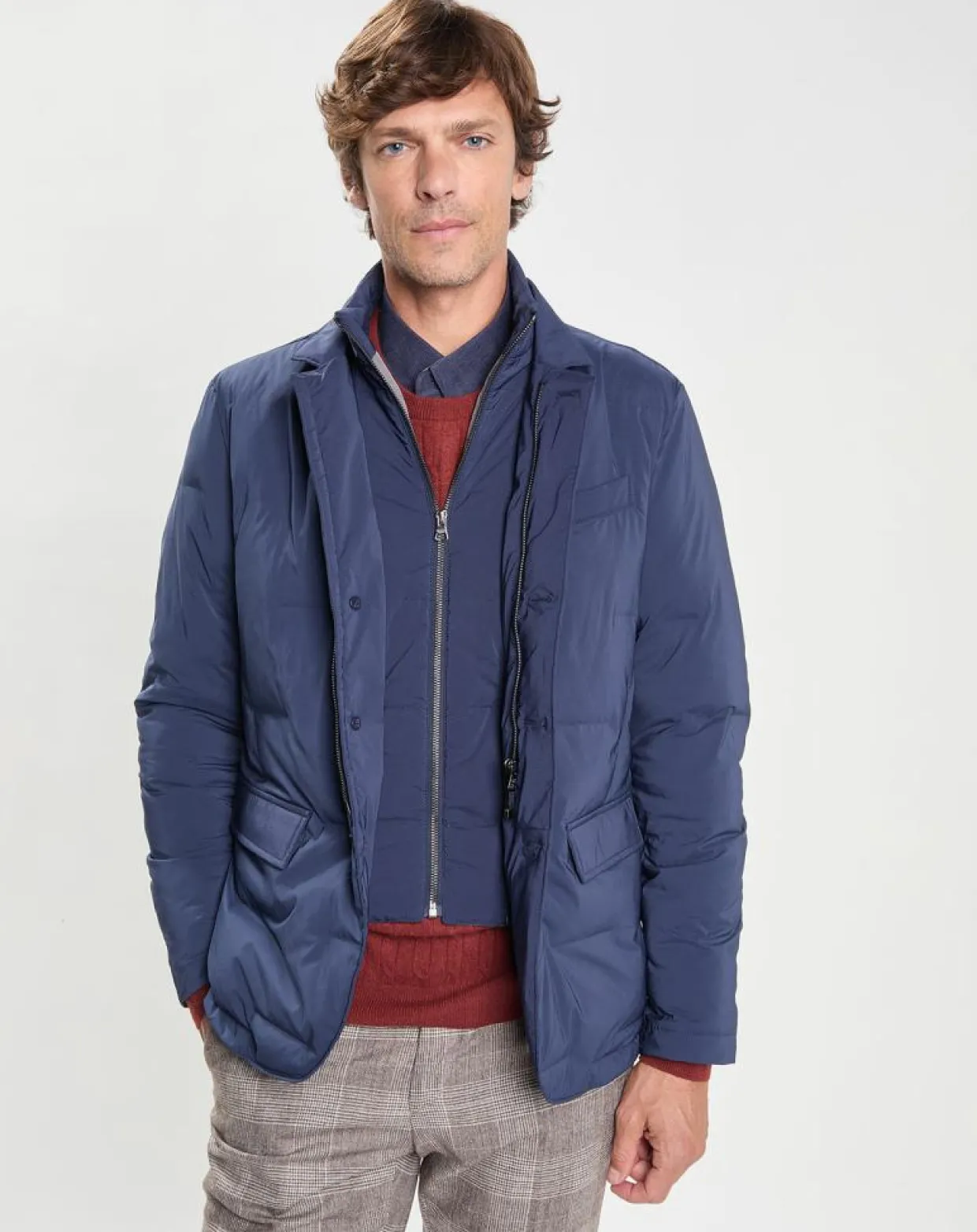 Homme Hackett London Manteaux^Doudoune Coud bleue