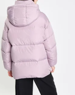 Doudoune courte à capuche violet clair-Marc O'Polo Best